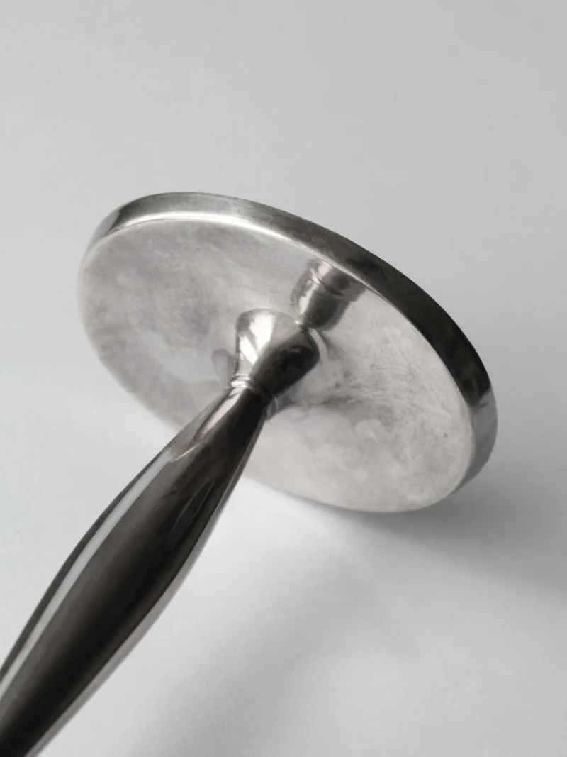 Cohr Silver Plated Candlestick, Denmark, 1960s