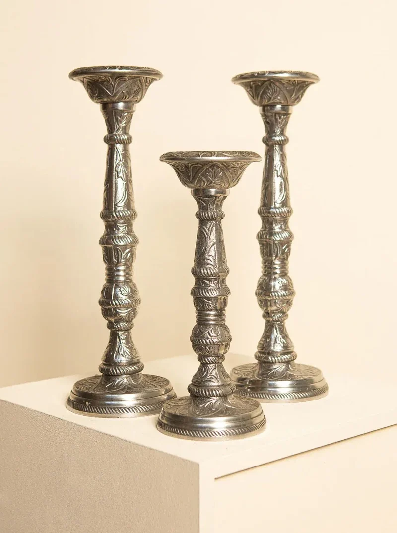 Set of 3 Italian Candleholders