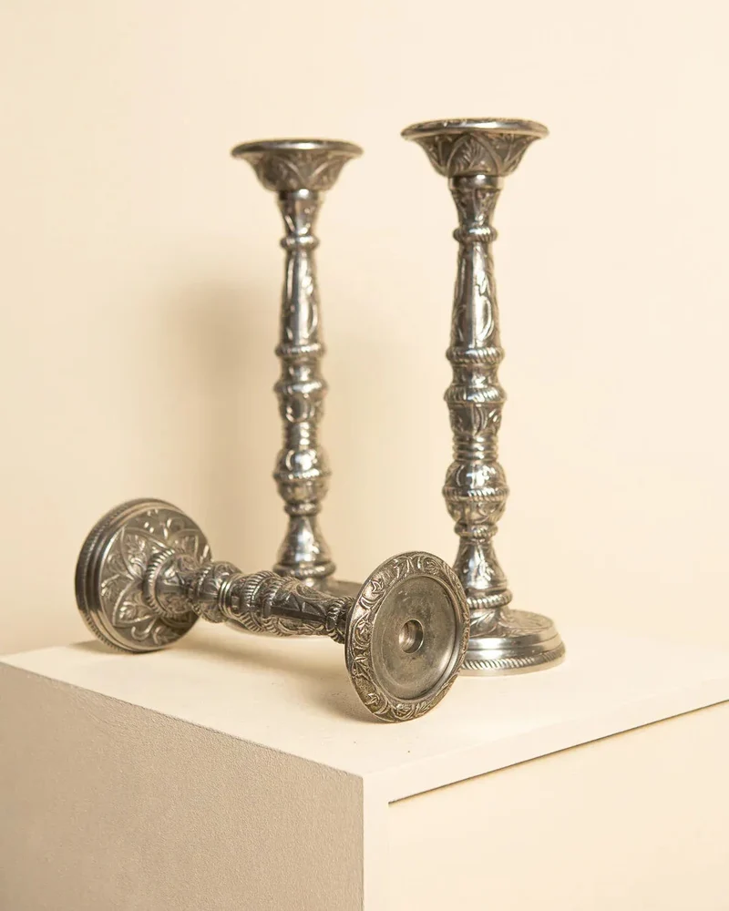 Set of 3 Italian Candleholders