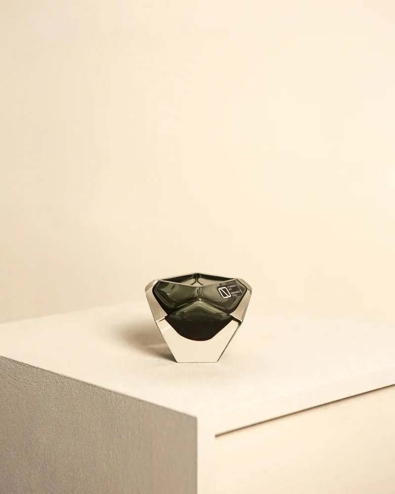 Black "Diamant" Vide Poche by Flavio Poli for Seguso 60's