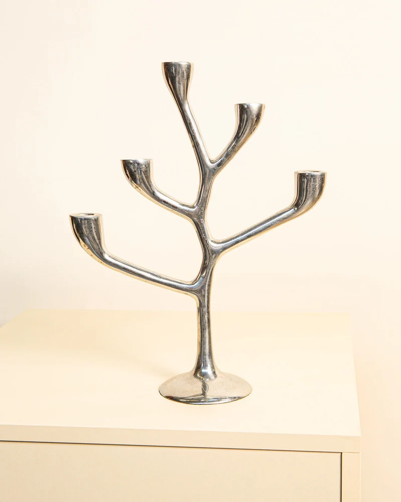Candleholder "Arbre" Aluminum 80's