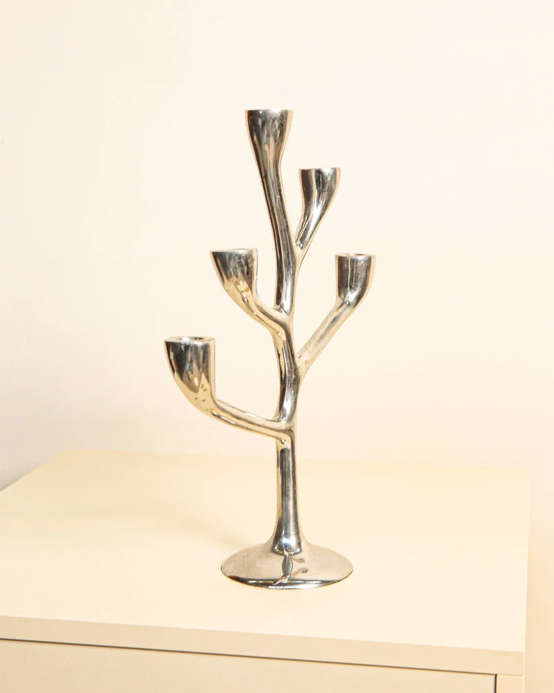 Candleholder "Arbre" Aluminum 80's