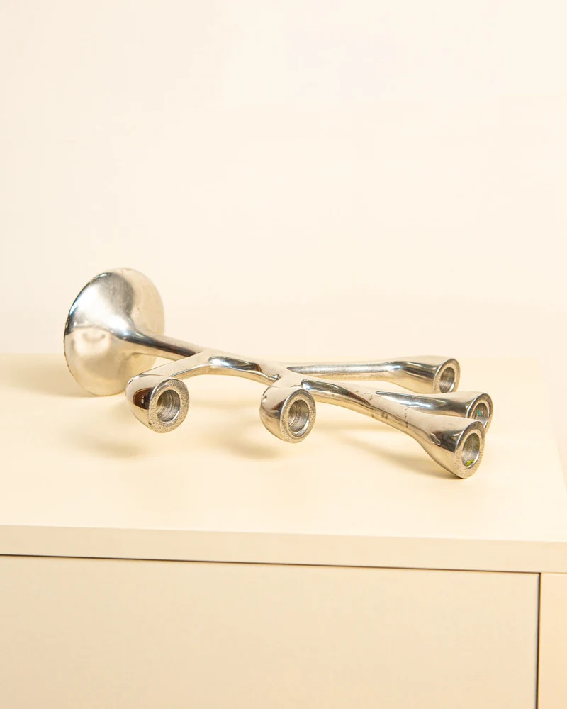 Candleholder "Arbre" Aluminum 80's