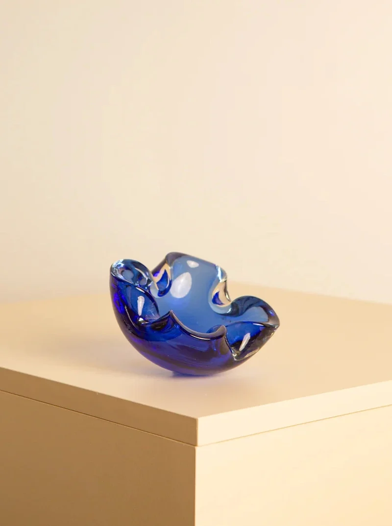 Blue Murano Glass Vide-poche 60's