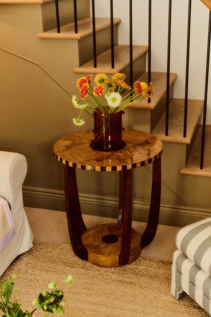 'Roman' Burl Side table