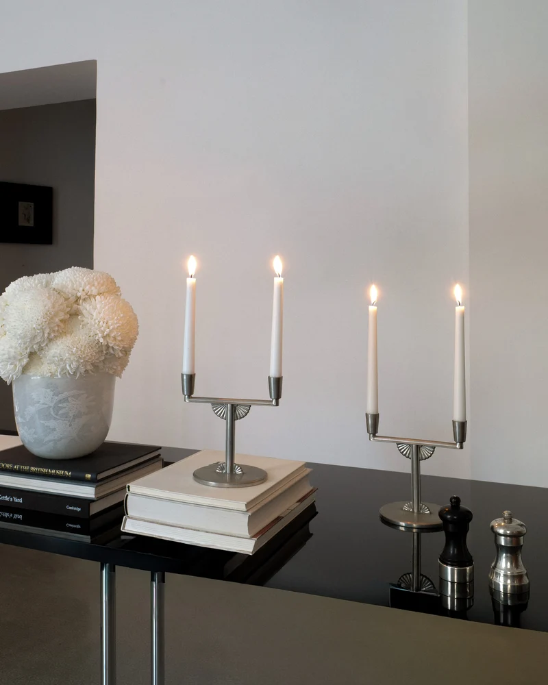 Vintage Candle Holders - Pewter Collection Sweden 1930s