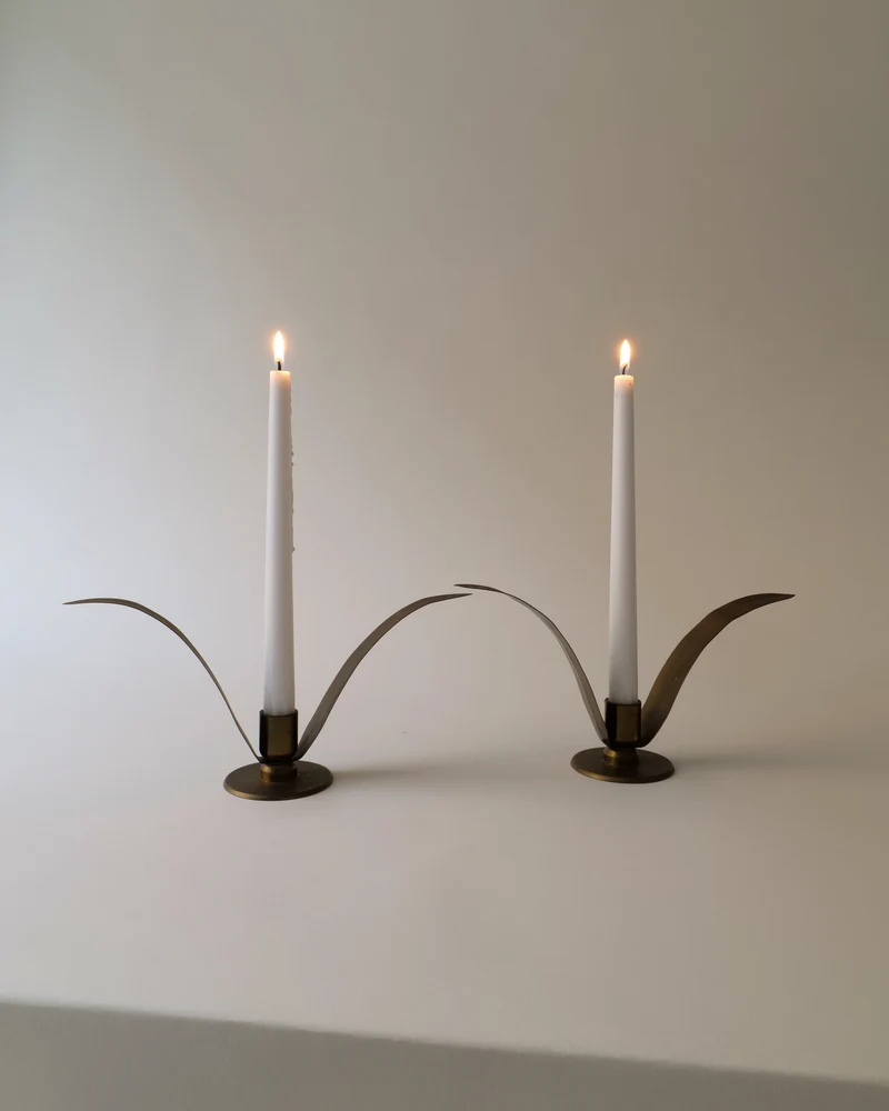 Vintage Candle Holders - Liljan Tribute Brass Collection