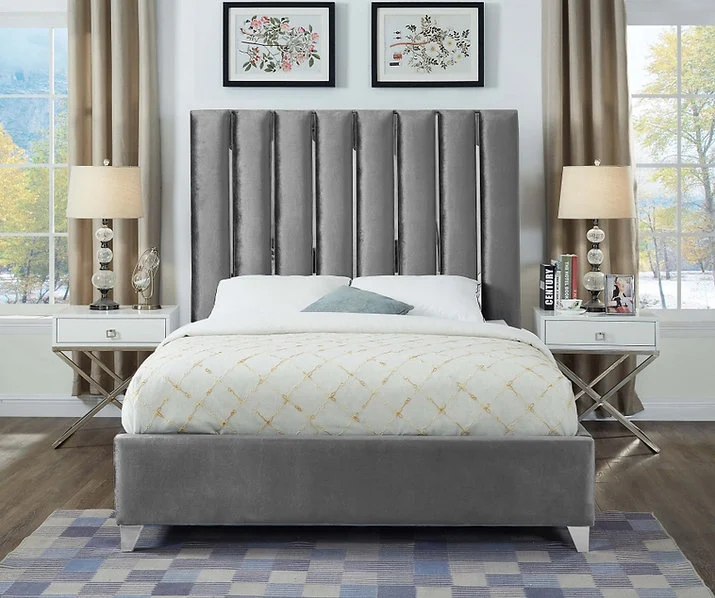 The Chrome Channel Design Features Velvet Bed – IF-5622