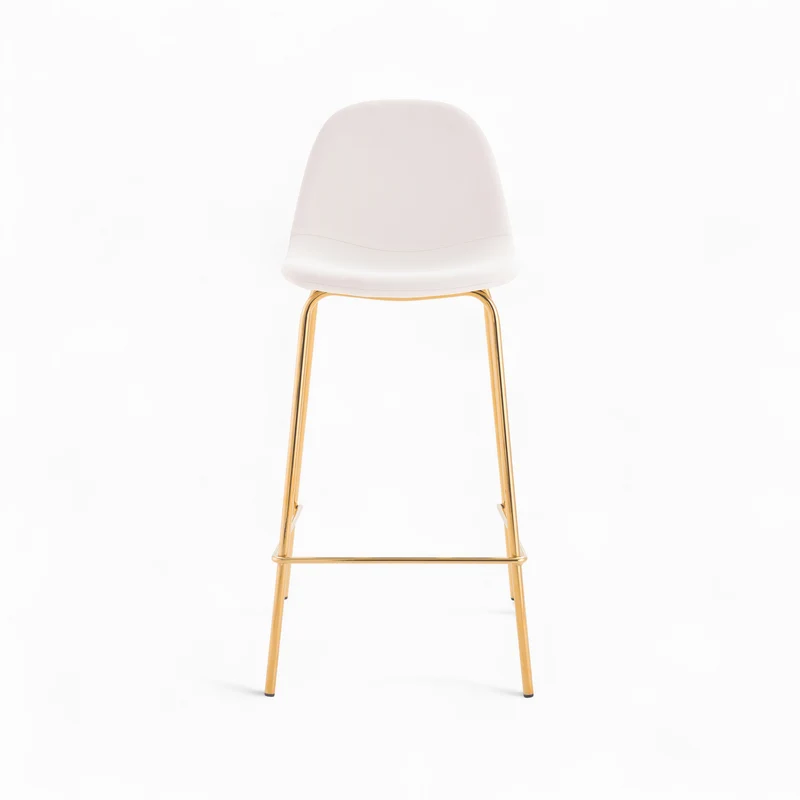 Pack 4 chaises pour îlot central Henrik blanches et bleues 65 cm