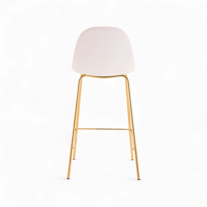 Pack 4 chaises pour îlot central Henrik blanches et bleues 65 cm