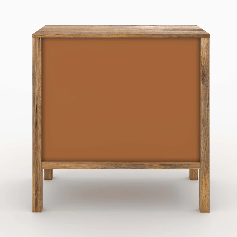Ensemble Tiki commode et armoire en bois