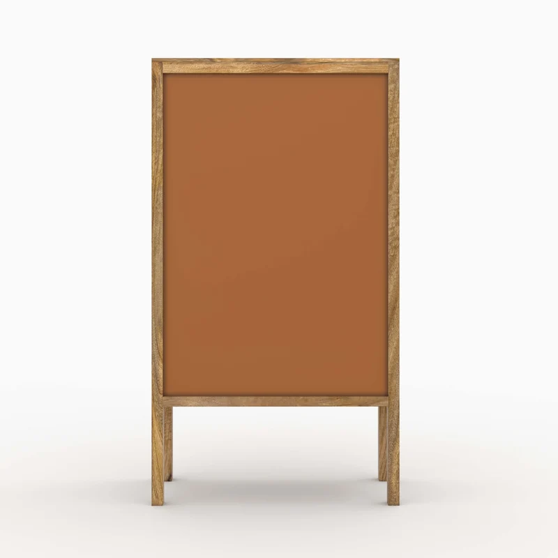 Ensemble Tiki commode et armoire en bois