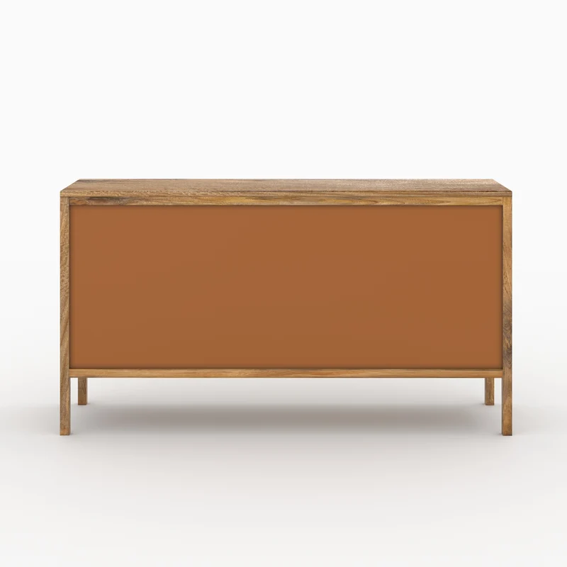 Ensemble Tiki buffet et meuble TV en bois