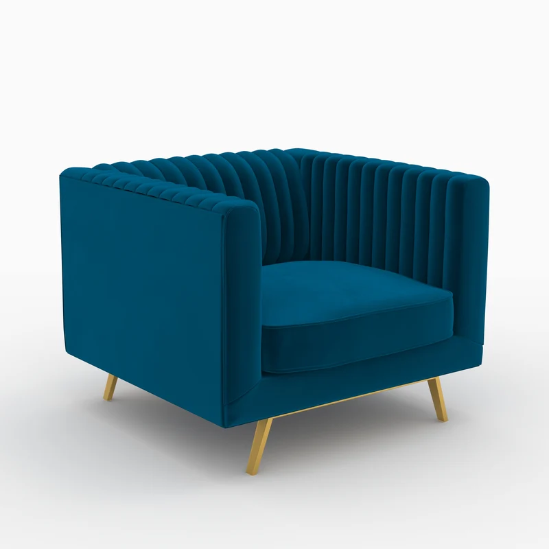 Ensemble Gatsby canapé, fauteuil et table basse 4 places