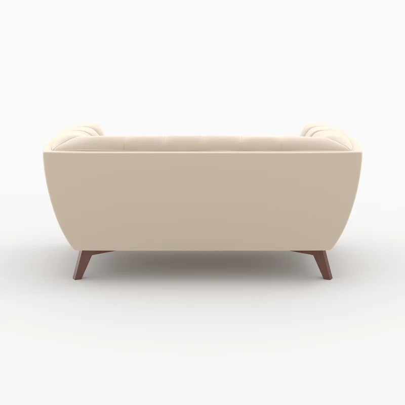 Ensemble canapés Mona en velours beige 5 places