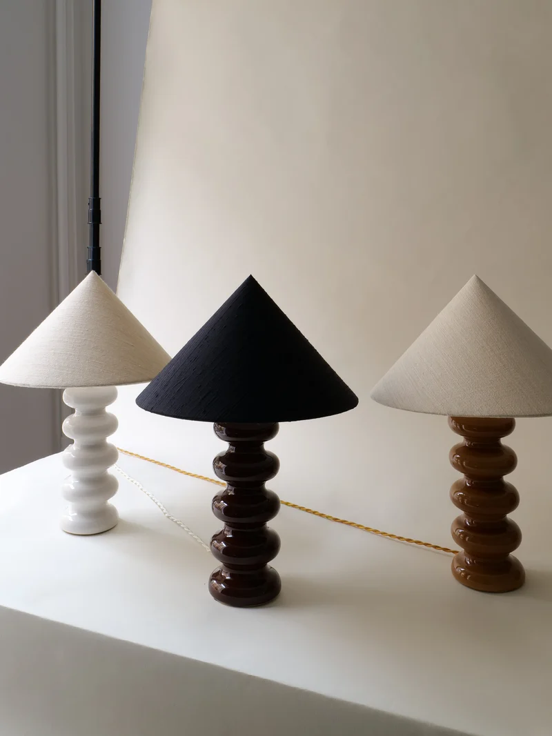 Vintage Table Lamps in Ceramic - Sculptural Collection, 1970s