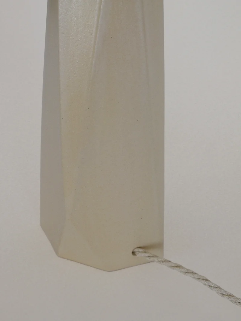 Liss Stoneware Table Lamp - Off White