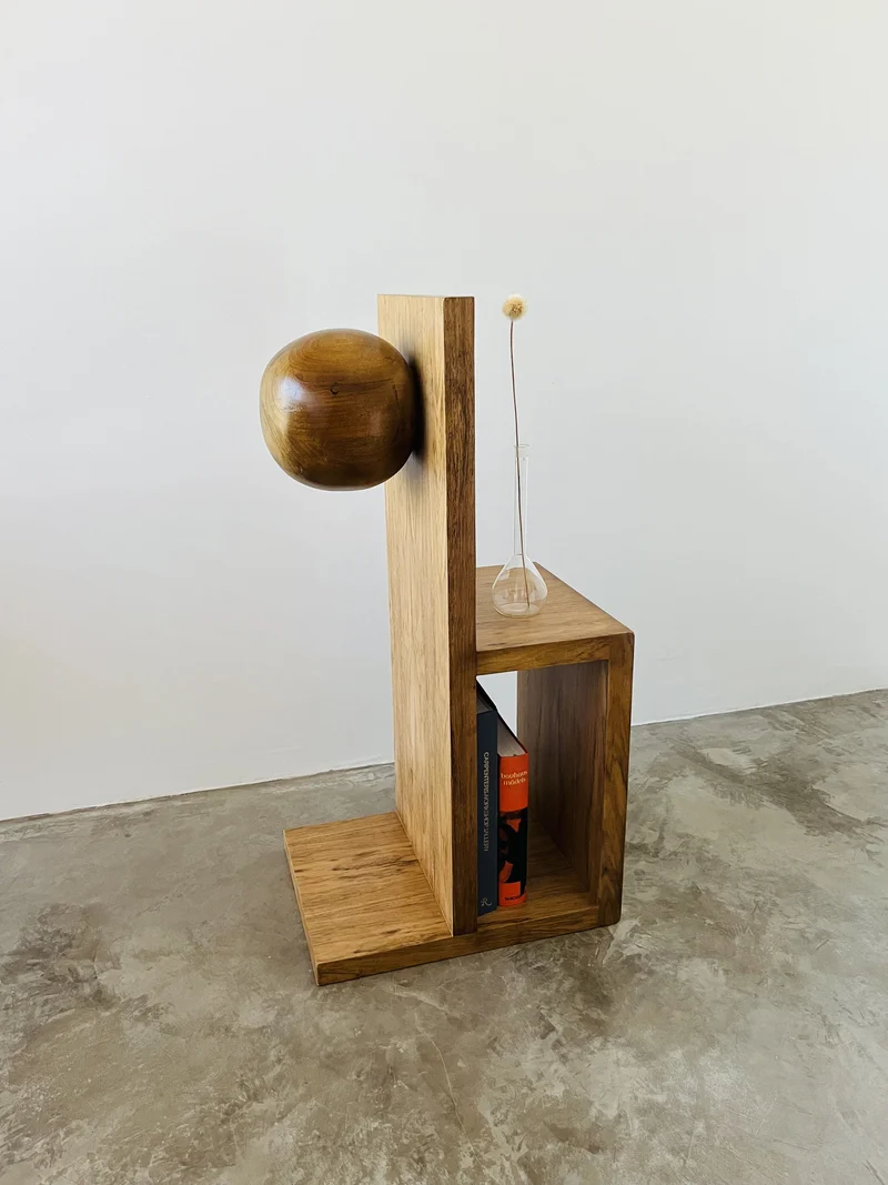 Brazilian Wood Lina Side Table