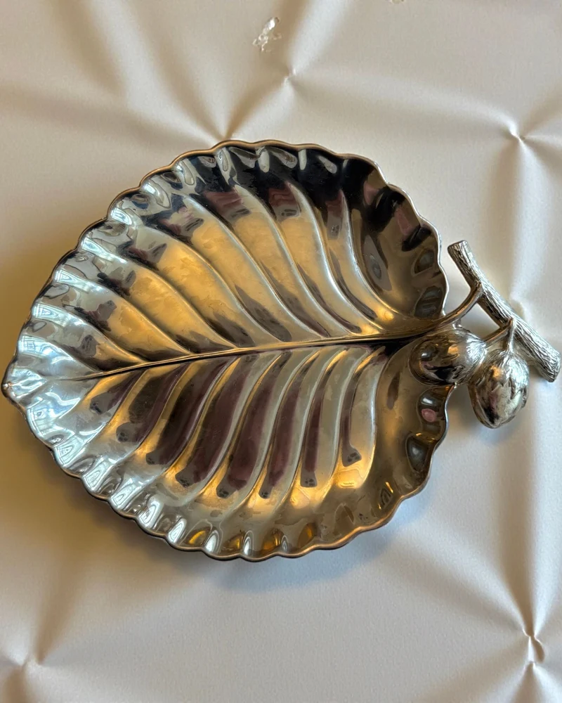 Italian Vintage Leaf Dish