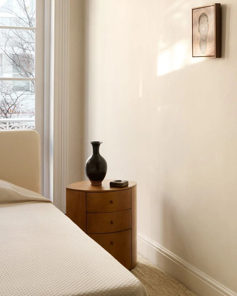 Observer Nightstand Warm Brown Birch