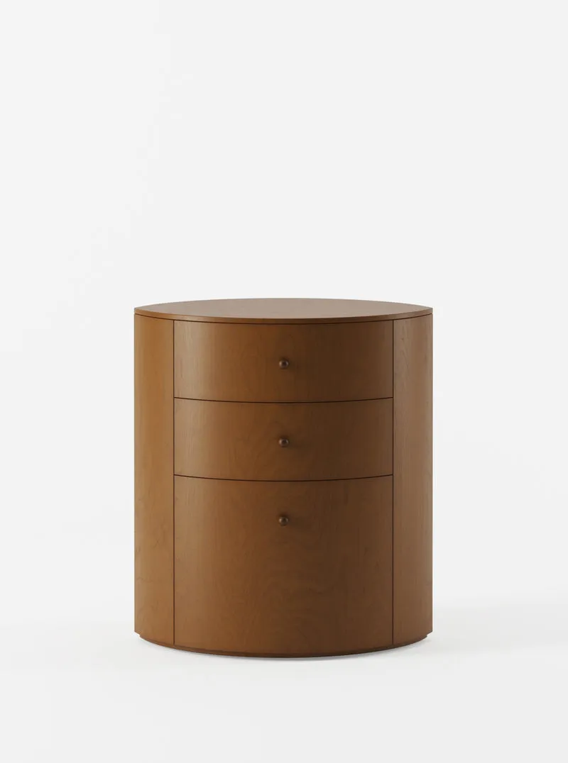 Observer Nightstand Warm Brown Birch