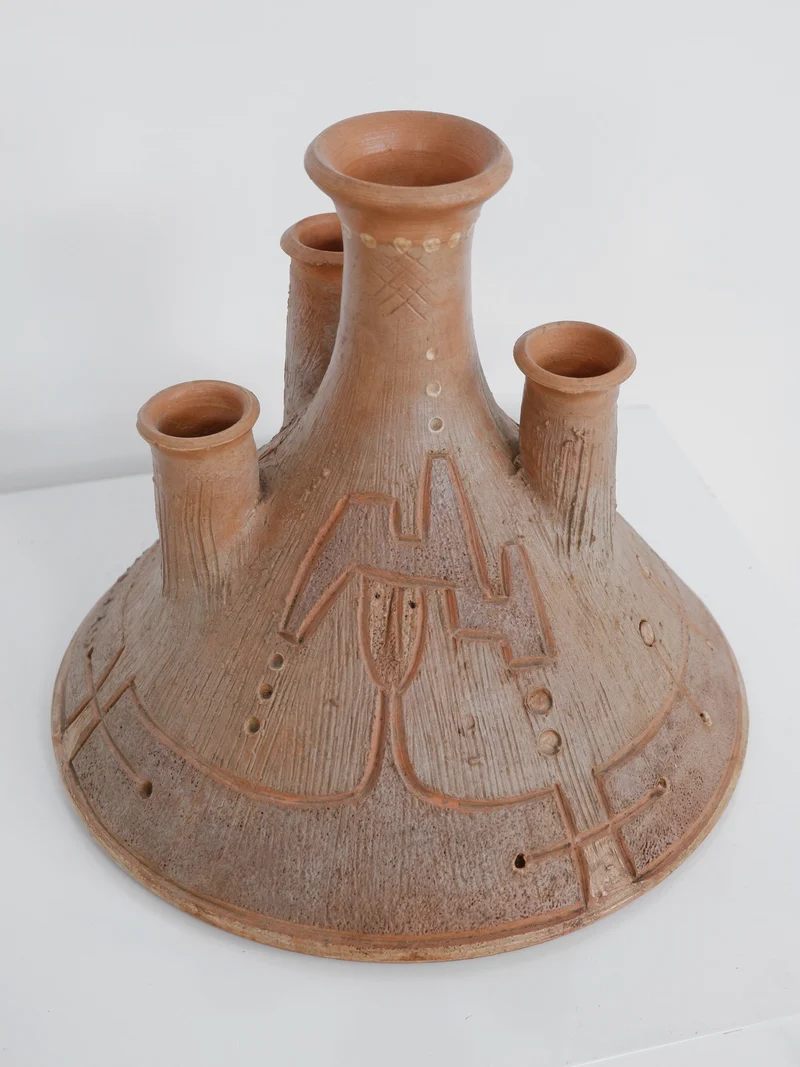 Vintage Ceramic Candelabra