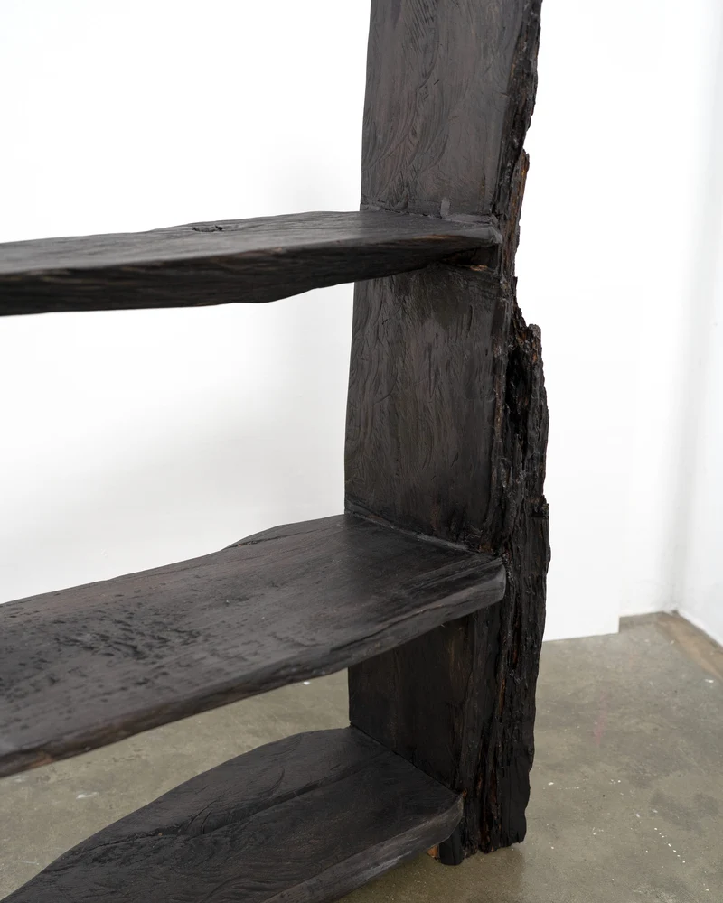 Vintage Brutalist Bookcase