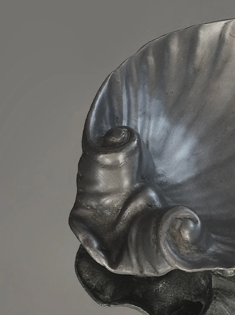 Shell Pewter Vide-Poche