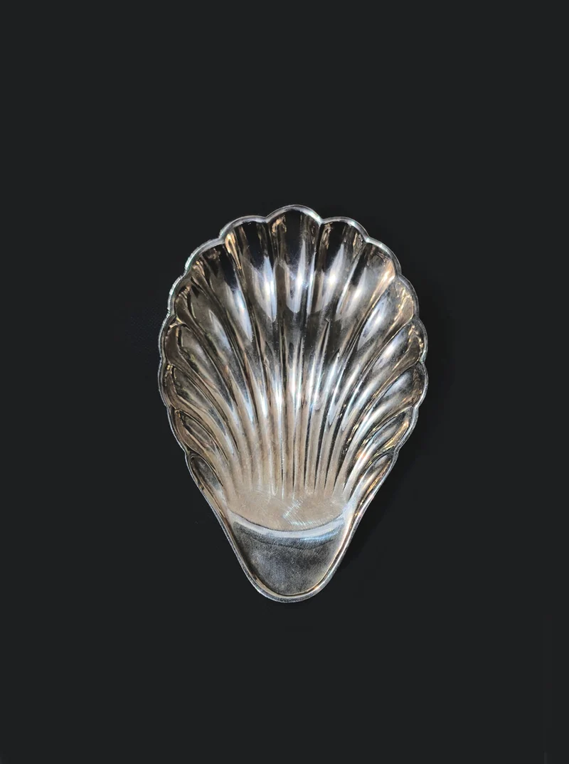 Silver-plated Shell Vide Poche