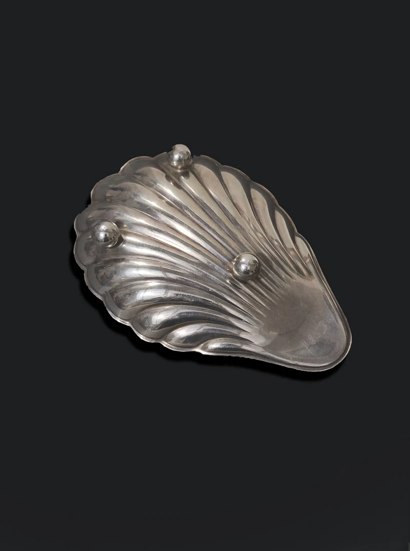 Silver-plated Shell Vide Poche