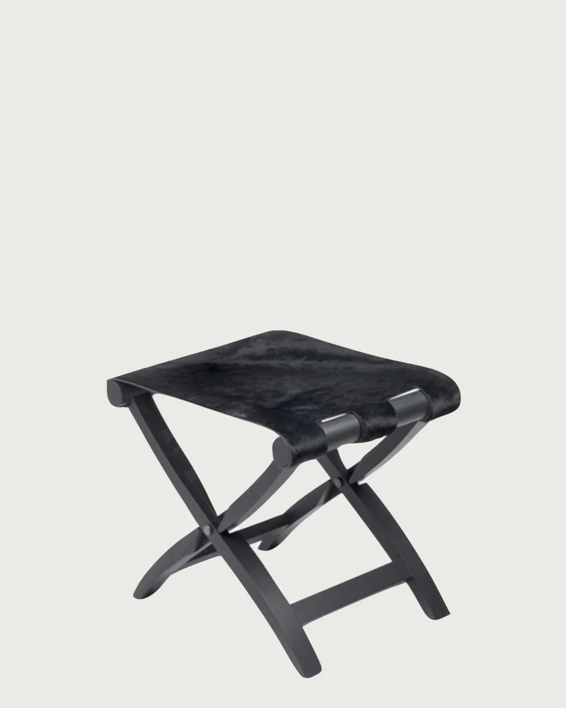 ARTURO FOLDING STOOL/LUGGAGE RACK - ANTELOPE - MERINO SHEEP