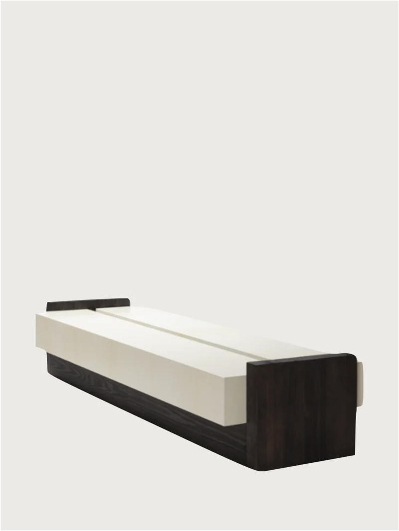 ATTICA LONG COFFEE TABLE PARCHMENTE