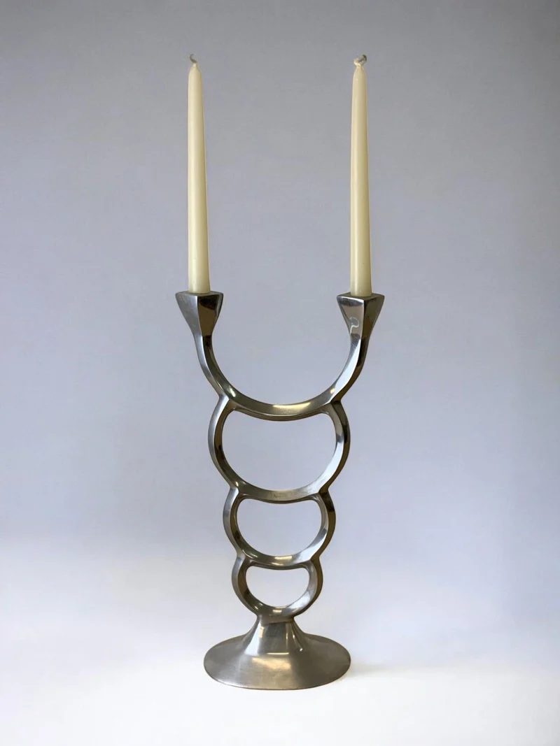 Biomorphic Candleholder, Spain, 1970s