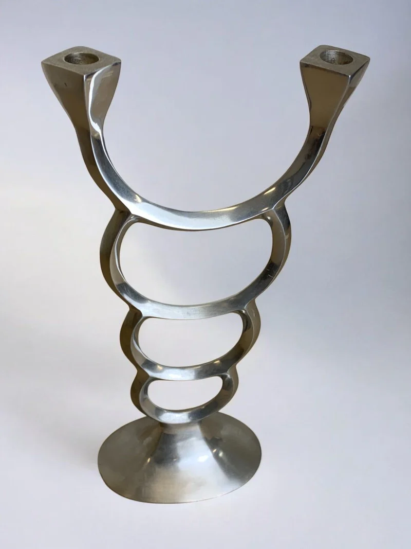 Biomorphic Candleholder, Spain, 1970s