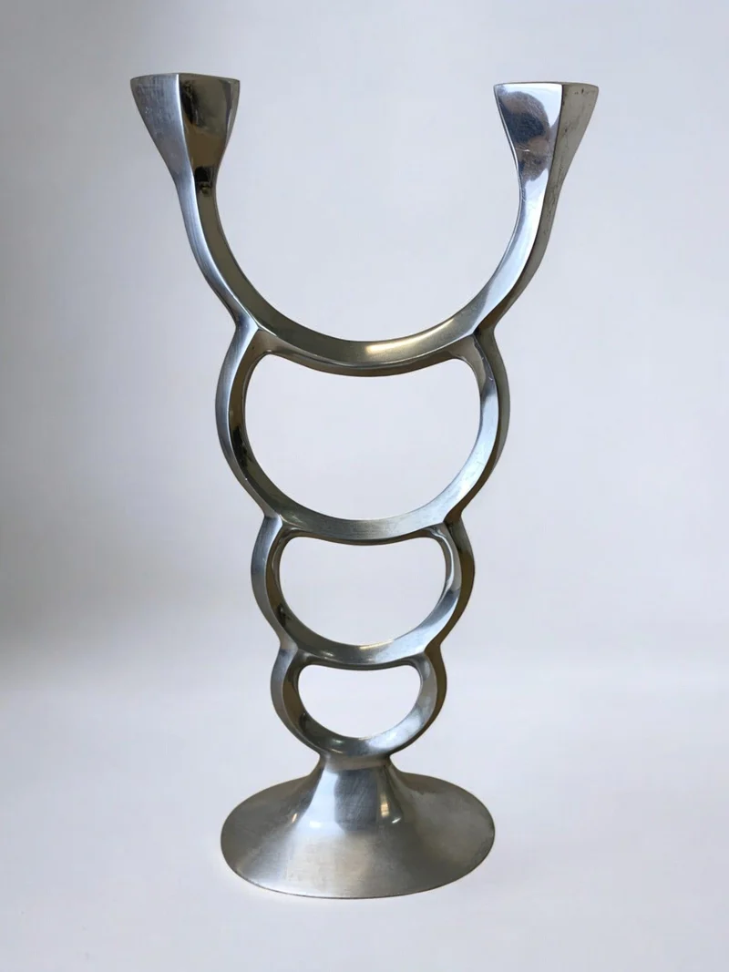 Biomorphic Candleholder, Spain, 1970s