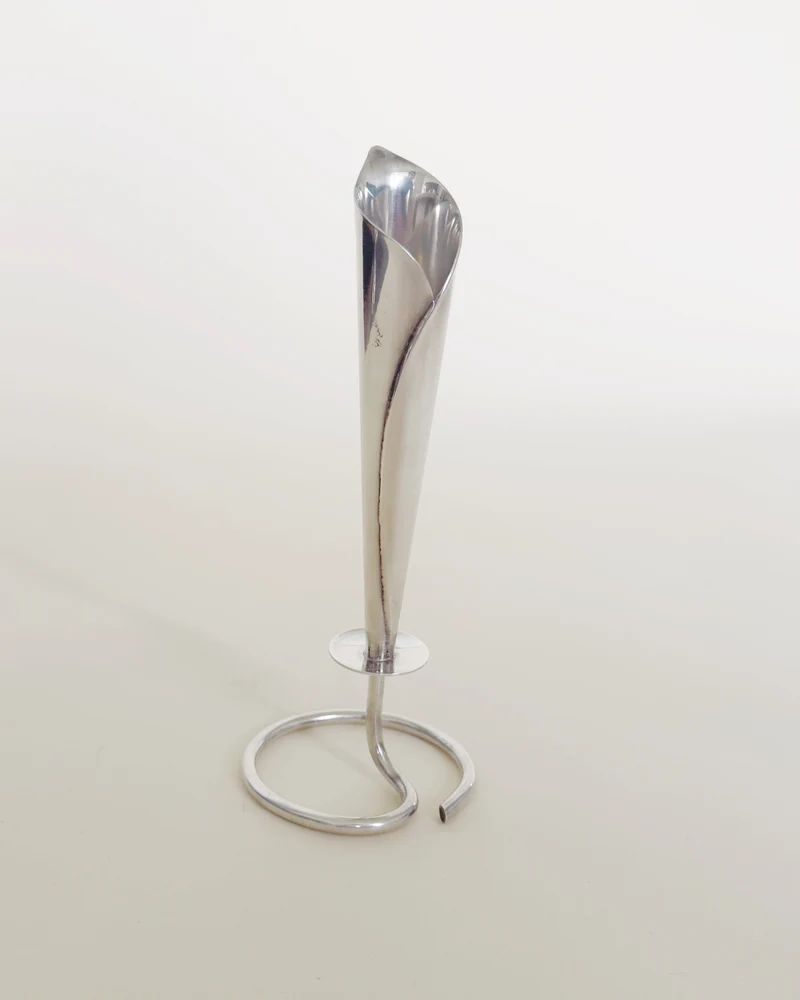 Mid-Century Hans Jensen Calla Lily Candle Holder