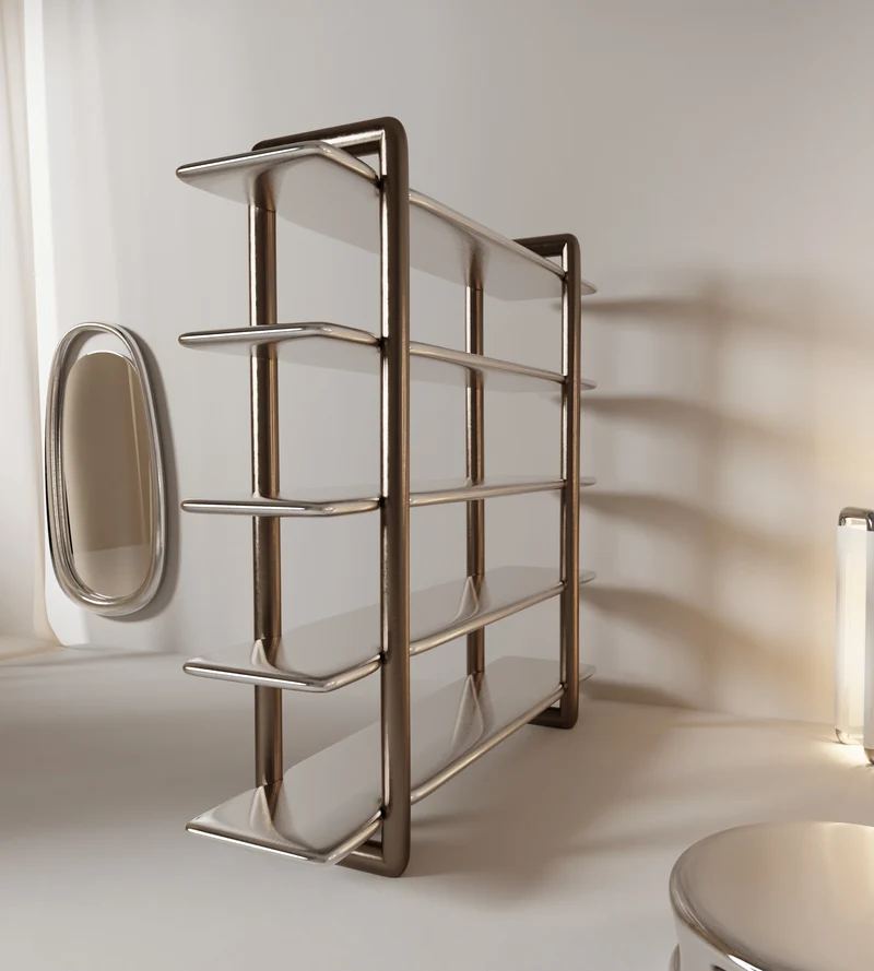 “Candy” Bookshelf | Stainless steel