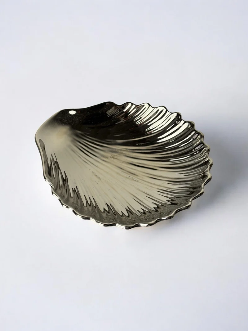 Shell Vide-Poches in Ceramic, Italy, 1980s