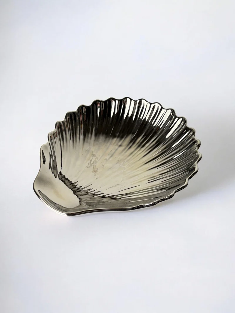 Shell Vide-Poches in Ceramic, Italy, 1980s