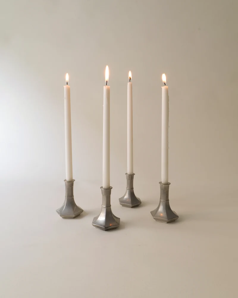 Pewter Candleholder Collection Just Andersen 1930s