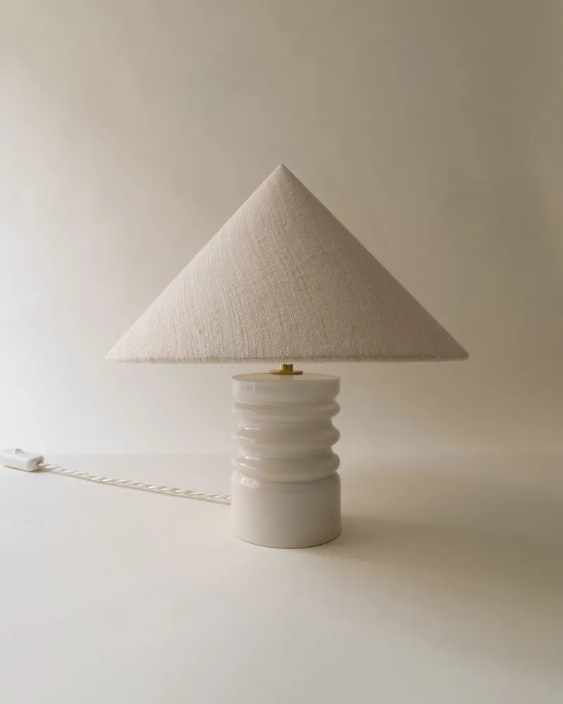 Vintage Sculptural Small Brass Table Lamp, 1970s