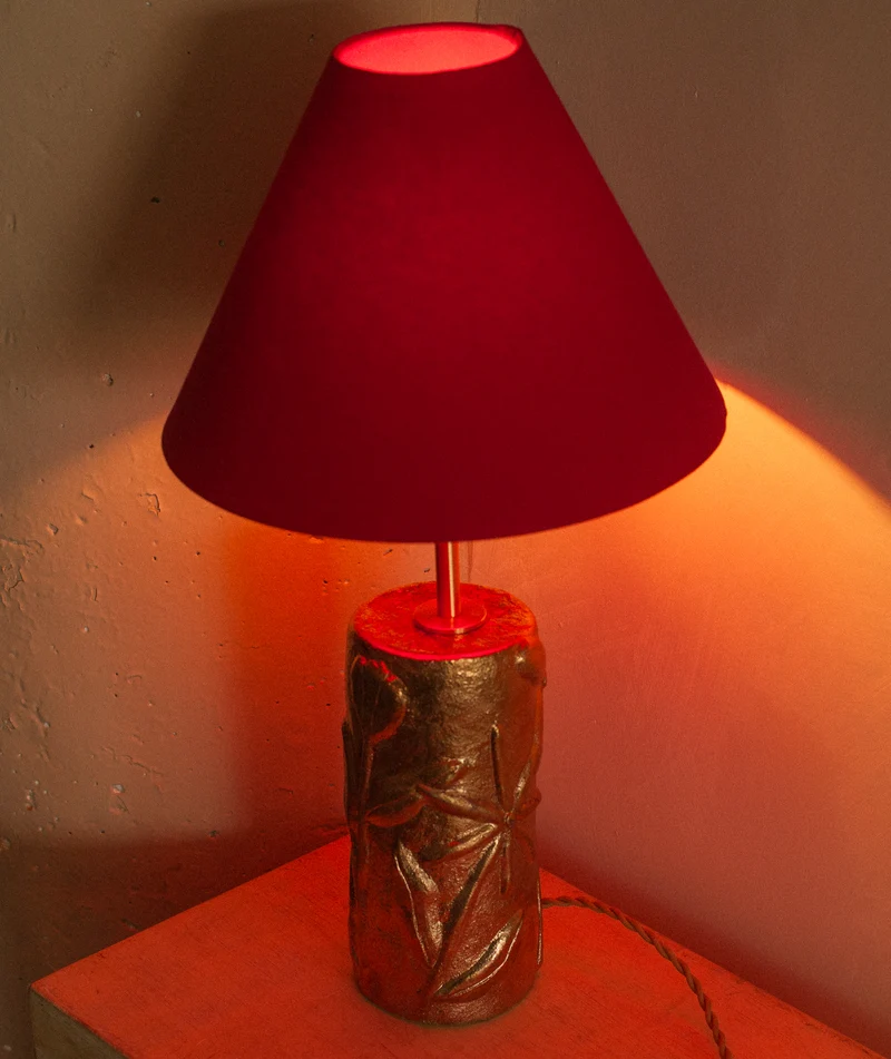 Folklore Brass Table Lamp (Gold)