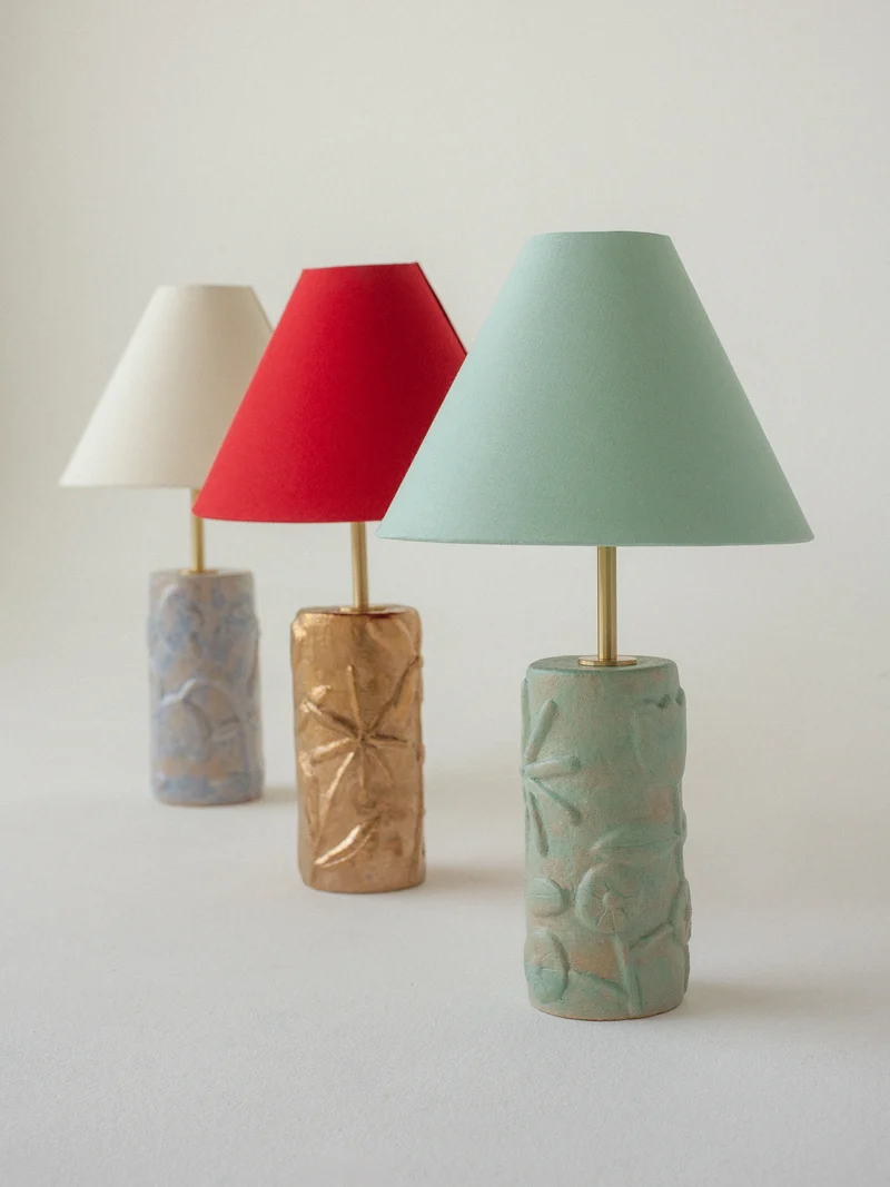 Folklore Brass Table Lamp (Gold)