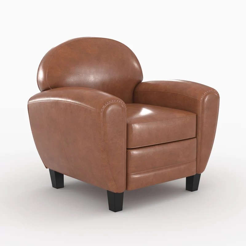 Ensemble canapé et fauteuil Club camel 4 places