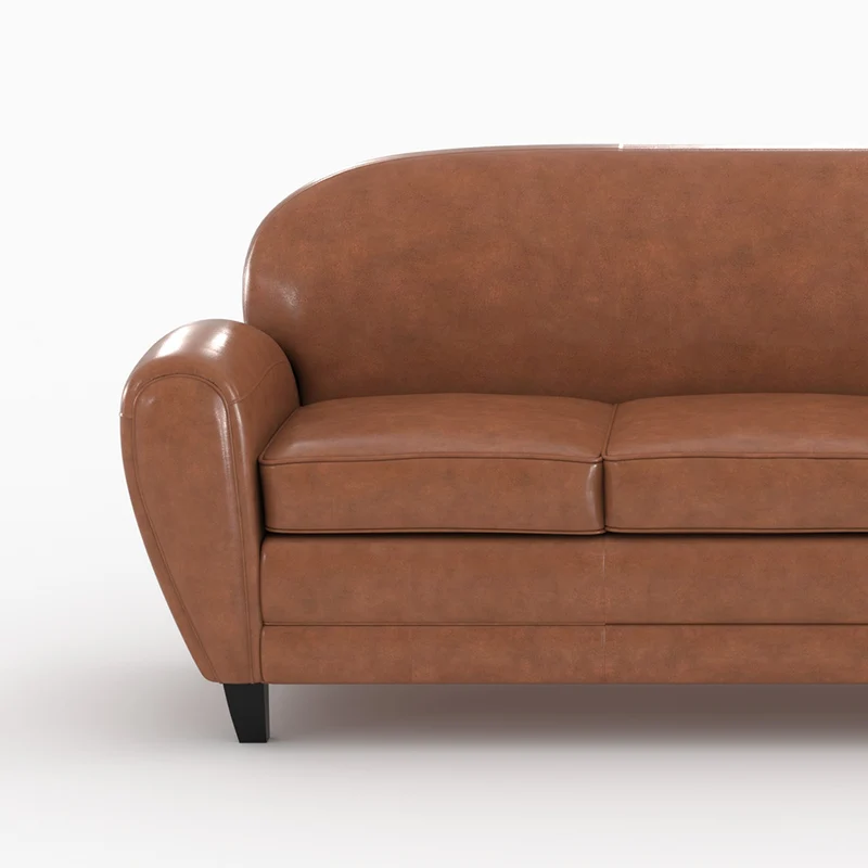 Ensemble canapé et fauteuil Club camel 4 places