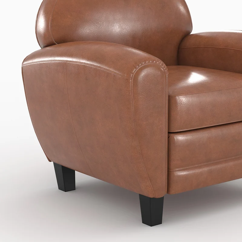 Ensemble canapé et fauteuil Club camel 4 places