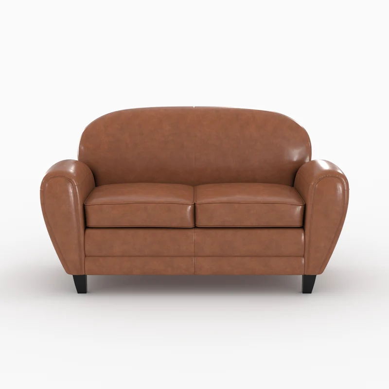 Ensemble canapé et fauteuil Club camel 3 places