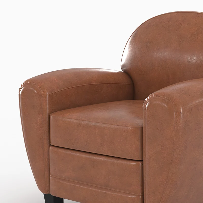 Ensemble canapé et fauteuil Club camel 3 places