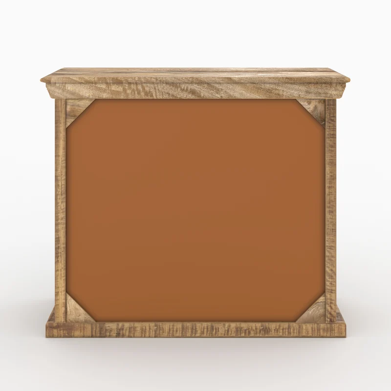 Ensemble 2 buffets Tabuk moyen et petit en bois de manguier