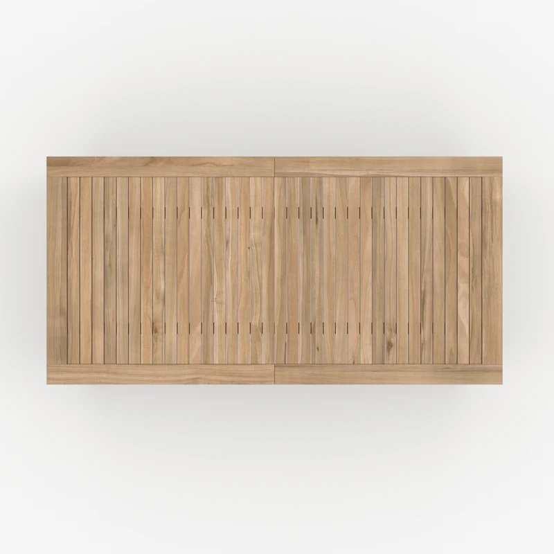 Table et chaises de jardin Sirivara 8 personnes en bois et résine